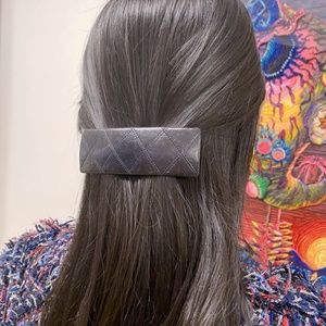 Chanel quilted black hair Barrett